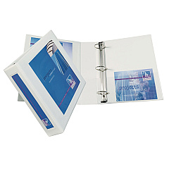 Avery Framed View Heavy-Duty Binders, 3 Rings, 2" Capacity, 11 x 8.5, White (68036)