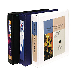 Avery Framed View Heavy-Duty Binders, 3 Rings, 1.5" Capacity, 11 x 8.5, White (68060)