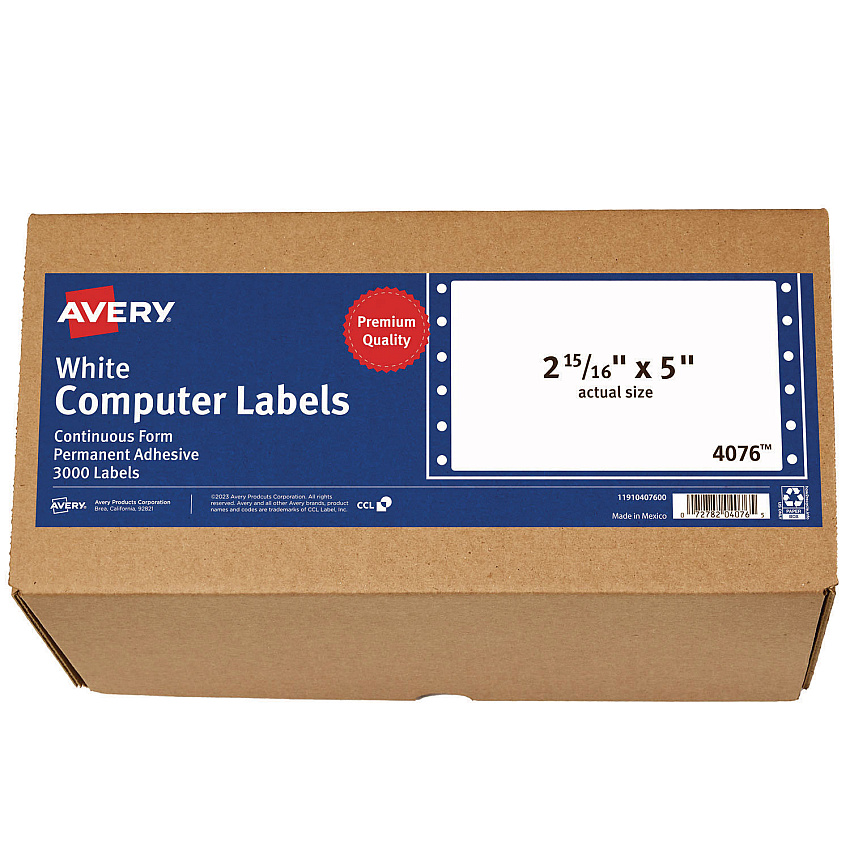 Avery 4076 Labels