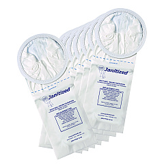 Janitized Vacuum Filter Bags Designed to Fit ProTeam 6 Qt. QuarterVac, 100/CT (JANPTQV2)