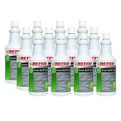 Betco Green Earth Push Enzyme Multipurpose Cleaner, New Green Scent, 32 oz Bottle, 12/Case (1331200)