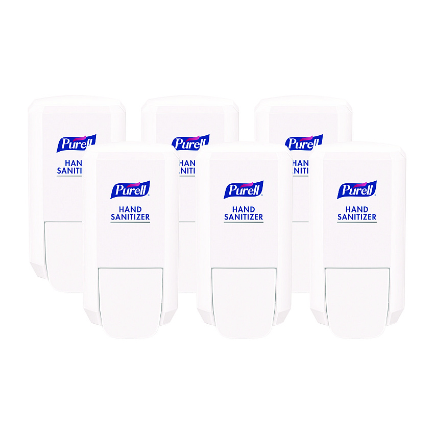 PURELL CS2 Hand Sanitizer Dispenser, 1,000 mL, 5.14 x 3.83 x 10, White, 6/Carton (412106CT)