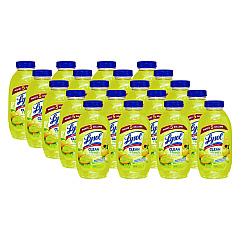 LYSOL Brand Clean and Fresh Multi-Surface Cleaner, Sparkling Lemon and Sunflower Essence, 10.75 oz Bottle, 20/Carton (93805CT)