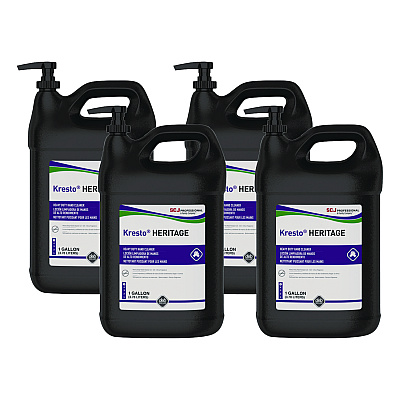 SC Johnson Professional Kresto Heritage Heavy Duty Hand Cleaner, Fresh Scent, 1 gal Bottle Refill, 4/Carton (9102)