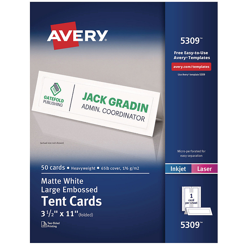 Avery 5309 Tent Cards