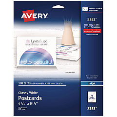 Avery 8383 Printable Postcards