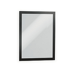 Durable DURAFRAME MAGNETIC Sign Holder Frame, 13.39 x 17.87, Black Frame, 2/Pack (464701)