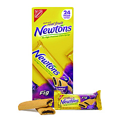 Nabisco Fig Newtons, 2 oz Pack, 2 Cookies/Pack 24 Packs/Box (22000462)