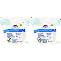 Clorox Healthcare Bleach Germicidal Wipes, 12 x 12, Unscented, 110/Refill, 2/Carton (30359CT)