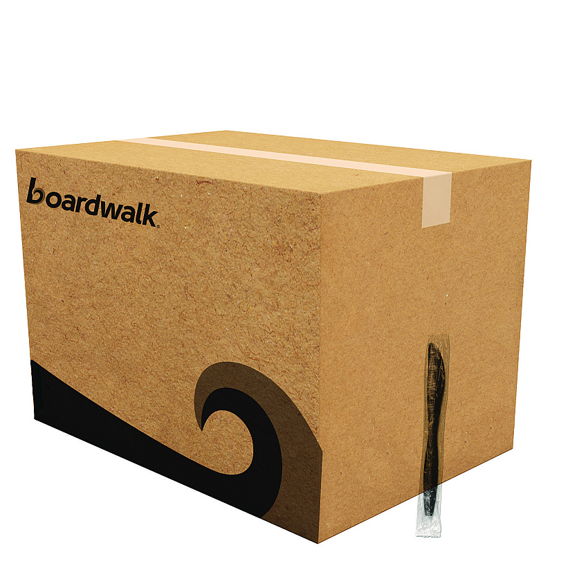Boardwalk Heavyweight Wrapped Polypropylene Cutlery, Knife, Black, 1,000/Carton (BWKKNIHWPPBIW)