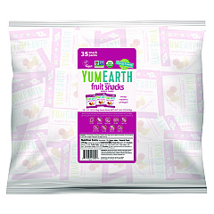 YumEarth Organic Tropical Fruit Pack Snacks, Assorted Flavors, 0.7 oz Bag, 35/Carton (22002294)