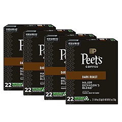 Peet's Coffee &amp; Tea Major Dickason's Blend K-Cups, Regular, 88/Carton (6547CT)