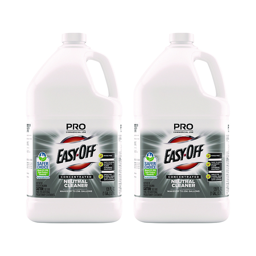 Professional EASY-OFF Concentrated Neutral Cleaner, 1 gal bottle 2/Carton (89770CT)