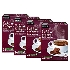 Cafe Escapes Mocha K-Cups, 24/Box, 96/Carton (6803CT)