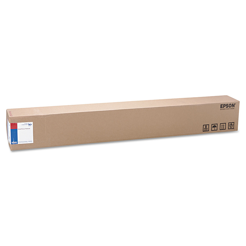 Cold Press Natural Fine Art Paper, 19 mil, 44" x 50 ft, Textured Matte Natural