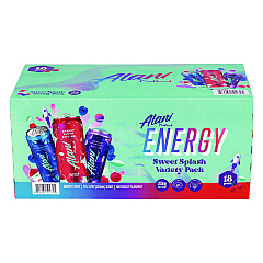 Alani Nu Energy Sweet Splash Variety Pack, Assorted Flavors, 12 oz Can, 18/Carton (22002374)