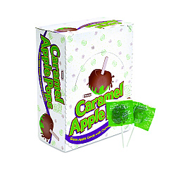 Tootsie Roll Caramel Apple Pops, 0.63 oz, 48/Box (20900083)