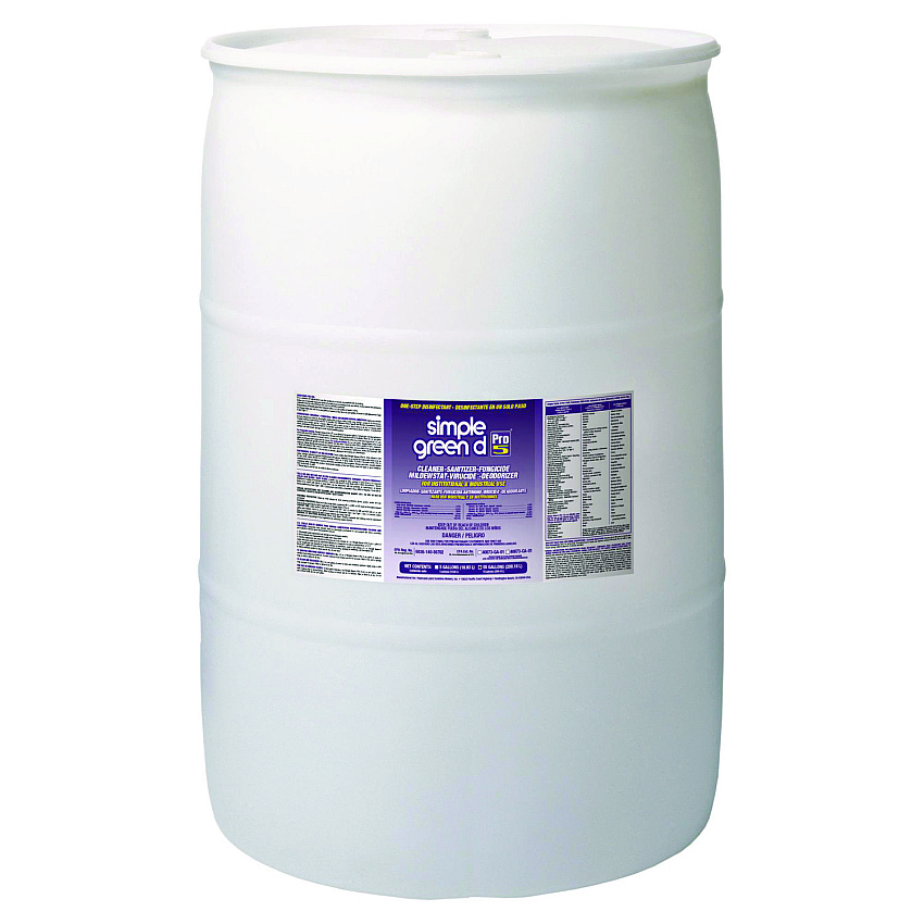 Simple Green d Pro 5 Disinfectant, Unscented, 55 gal Drum (30555)