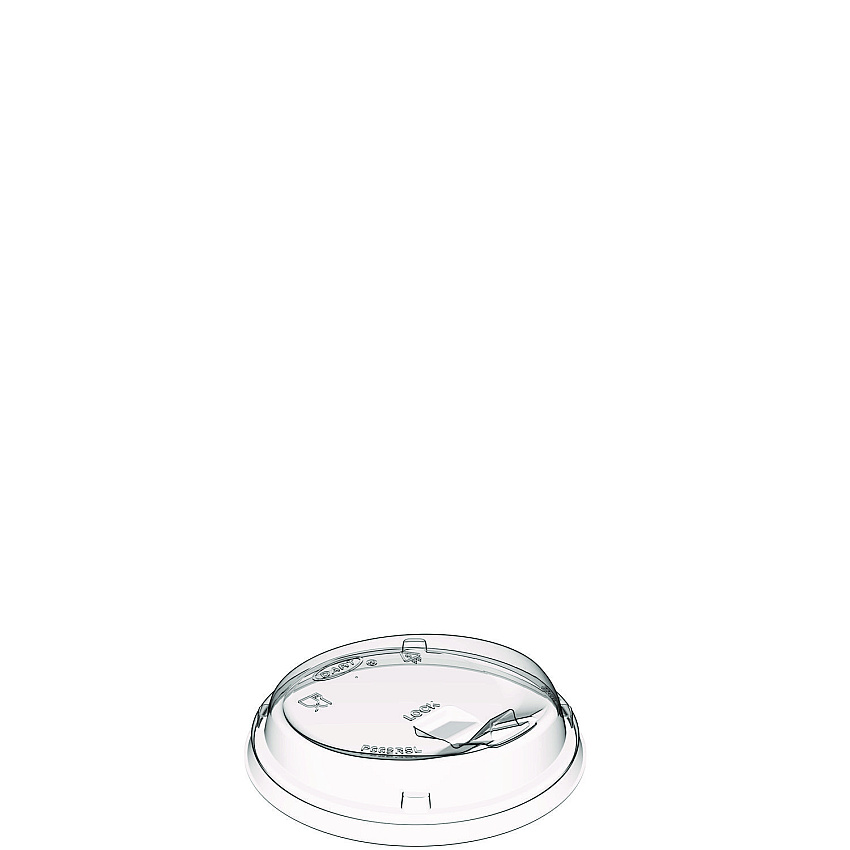 Dart Prima Strawless Plastic Lids, Fits 9 oz to 20 oz Cold Cups, Clear, 1,000/Carton (P662RSL)
