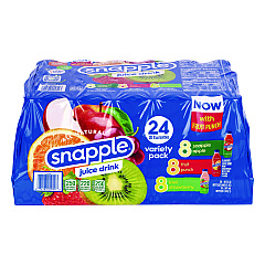 Snapple All Natural Juice Drink, Fruit Punch, Kiwi Strawberry, Mango Madness, 20 oz Bottle, 24 Count (22000813)