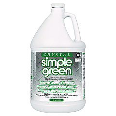 Simple Green Crystal Industrial Cleaner/Degreaser, 1 gal Bottle, 6/Carton (19128)