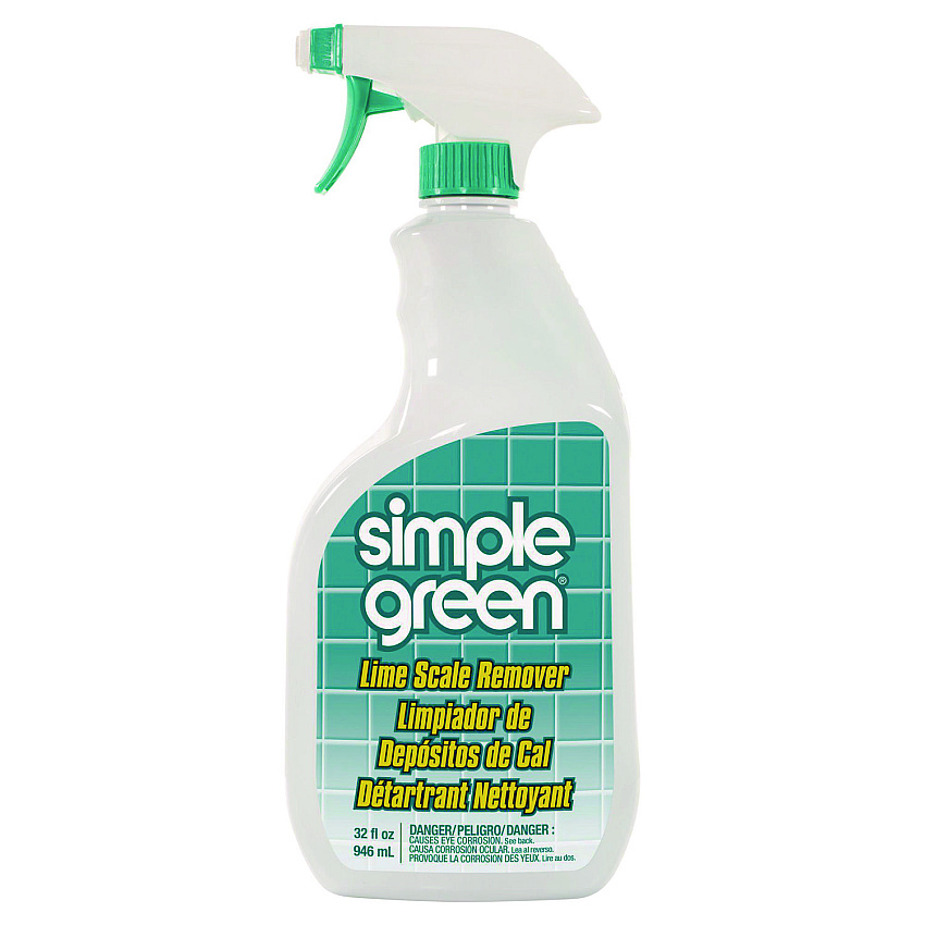 Simple Green Lime Scale Remover, Wintergreen, 32 oz Spray Bottle, 12/Carton (50032)