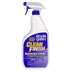 Simple Green Clean Finish Disinfectant Cleaner, Herbal, 32 oz Spray Bottle, 12/Carton (01032)