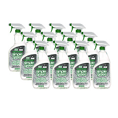 Simple Green Crystal Industrial Cleaner/Degreaser, 24 oz Spray Bottle, 12/Carton (19024)