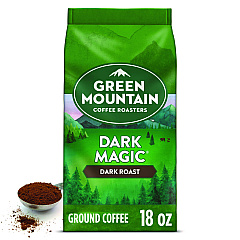 Green Mountain Coffee Dark Magic Ground Coffee, 18 oz Bag (7134EA)
