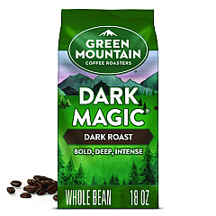 Green Mountain Coffee Dark Magic Whole Bean Coffee, 18 oz Bag (7568EA)