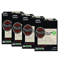Tully's Coffee Italian Roast Coffee K-Cups, 96/Carton (193019CT)