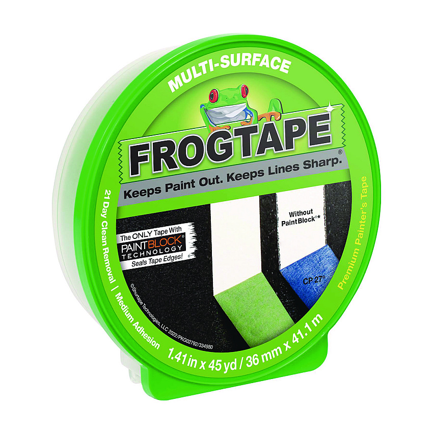 Duck FrogTape Multi-Surface Painting Tape, 1.41" x 45 yds, Green (1396747)