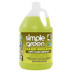 Simple Green Clean Building Carpet Cleaner Concentrate, Unscented, 1gal Bottle (11201)