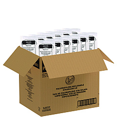 Dart Prima Strawless Plastic Lids, Fits 30 oz to 32 oz Cold Cups, Clear, 100 Lids/Sleeve, 12 Sleeves/Carton (P3032RSL)