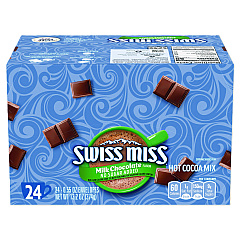 Swiss Miss Hot Cocoa Mix, No Sugar Added, 24 Packets/Box (55584)