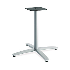 HON Between Seated-Height X-Base for 42" Table Tops, Silver (BTX30LPR8)