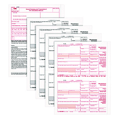TOPS Five-Part 1099-MISC Tax Forms, 8.5 x 11, 2/Page, 50/Pack (22993MISC)