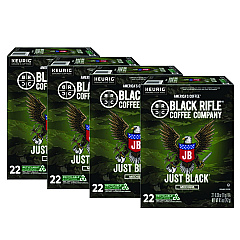 Black Rifle Coffee Company Just Black Coffee K-Cups, 88/Carton (0547CT)