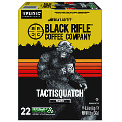 Black Rifle Coffee Company Tactisquatch Coffee K-Cups, 22/Box (0490)