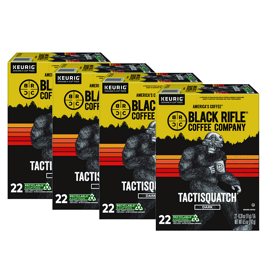 Black Rifle Coffee Company Tactisquatch Coffee K-Cups, 88/Carton (0490CT)