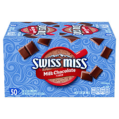 Swiss Miss Hot Cocoa Mix, Regular, 0.73 oz. Packets,  50 Packets/Box (47491)