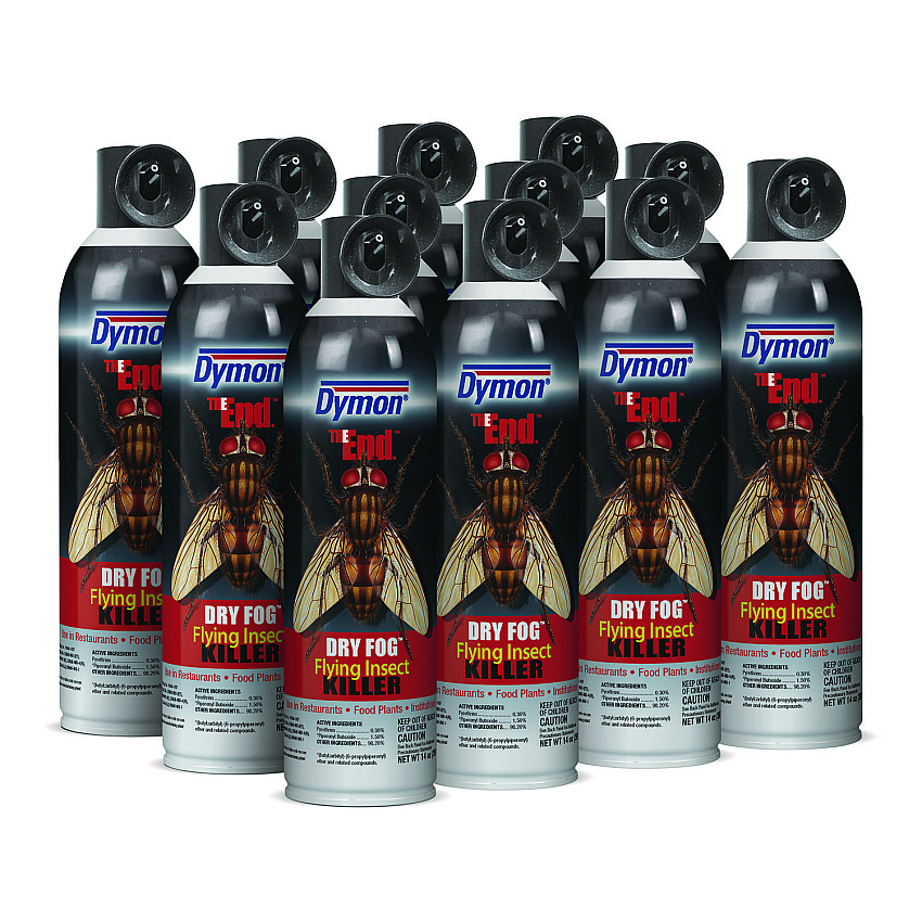 Dymon The End. Dry Fog Flying Insect Killer, 14 oz, Can, 12/Carton (45120)
