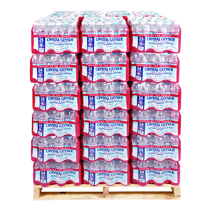 Crystal Geyser Alpine Spring Water, 16.9 oz Bottle, 24/Case, 84 Cases/Pallet (24514)
