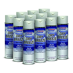 Dymon Dry Breeze Aerosol Air Freshener, Sugar and Spice, 10 oz Aerosol Spray, 12/Carton (70220)