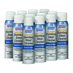 Dymon Stainless Steel Cleaner, 16 oz Aerosol Spray, 12/Carton (20920)