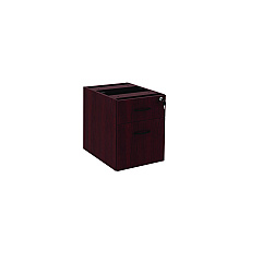 Alera Valencia Series Hanging Pedestal File, Left/Right, 2-Drawers: Box/File, Legal/Letter, Mahogany, 15.63" x 20.5" x 19.25" (ALEVA552222MY)