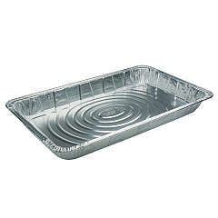 Pactiv Aluminum Steam Table Pan, Full-Size Medium, 2.2" Deep, 19.6 x 11.6, 40/Carton (Y6120XH)