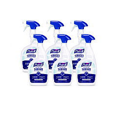 PURELL Healthcare Surface Disinfectant, Fragrance Free, 32 oz Spray Bottle, 6/Carton (334006CT)