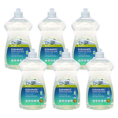 ECOS PRO Dishmate Manual Dish Liquid, Free and Clear, 25 oz Squeeze Bottle, 6/Carton (PL97216CT)