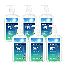 ECOS PRO Liquid Hand Soap, Free and Clear, 17 oz, 6/Carton (PL96636CT)